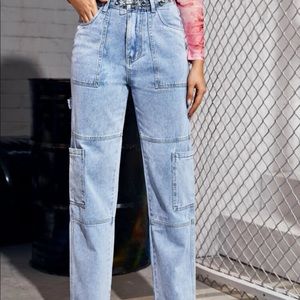 High waisted jean